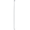 Tendeur plafond recoupable pour porte-rideaux Ø20 mm, laiton chromé Ø4 mm