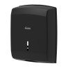 Distributeur papier essuie-main pour papier plié, 360x270x130mm, abs noir