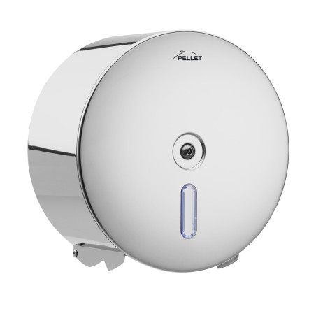 Distributeur papier WC, 230x123 mm, Ø 230 mm, inox 304 satiné, à clé