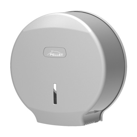 Distributeur papier WC maxi 315x125mm, mandrin Ø 60 mm abs gris, à clé