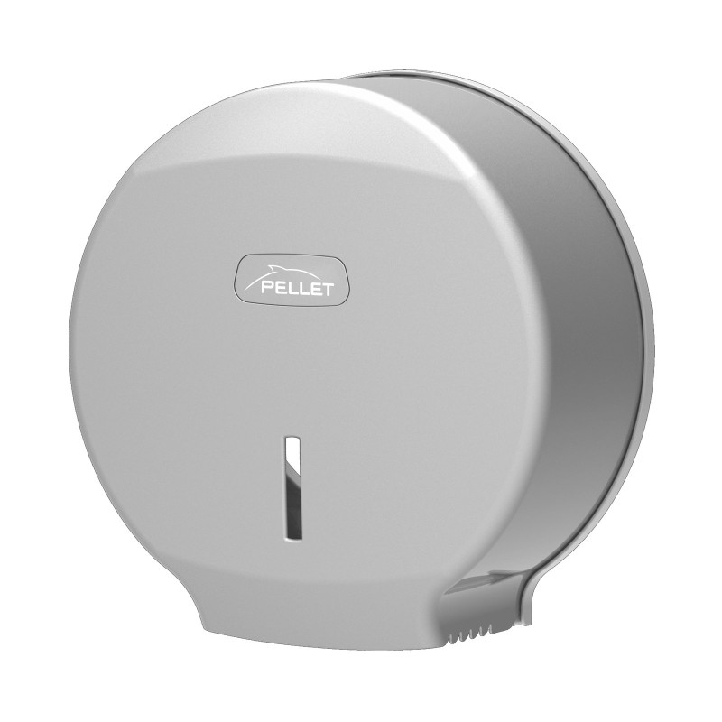 Distributeur papier WC mini 275x120mm, mandrin Ø 45 mm, abs gris, à clé