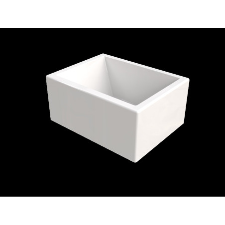 Lave-bras BRAVA à suspendre 600x450mm, 1 vasque 520x390mm, béton de synthèse