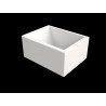 Lave-bras BRAVA à suspendre 600x450mm, 1 vasque 520x390mm, béton de synthèse