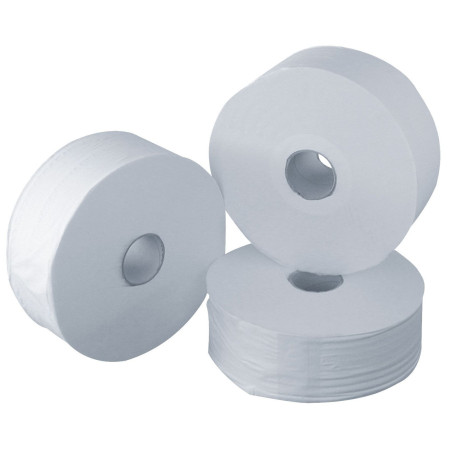 Papier toilette rouleau Ø 190 mm, longueur 170 mètres, sac de 12 rouleaux