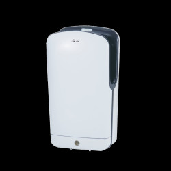 Sèche-mains AEROJET air pulsé 1600-2000w, 300x140x570mm, filtre HEPA, abs blanc
