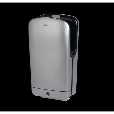 Sèche-mains AEROJET air pulsé 1600-2000w, 300x140x570mm, filtre HEPA, abs gris