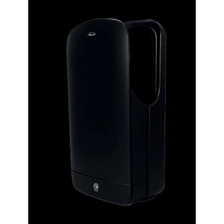 Sèche-mains AEROJET air pulsé 1600-2000w, 300x140x570mm, filtre HEPA, abs noir