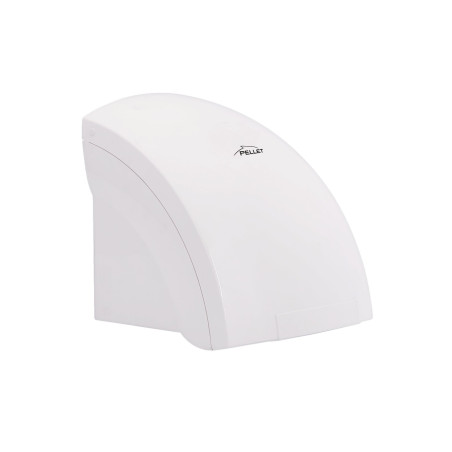 Sèche-mains AEROLITE air chaud 1200-1800w, 238x230x250mm, ABS blanc