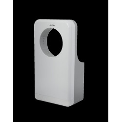 Sèche-mains AERONOME air pulsé 1050-1450w, 318x185x615mm, filtre HEPA, abs blanc