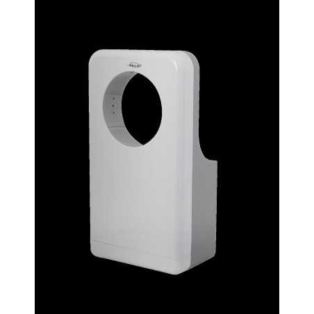 Sèche-mains AERONOME air pulsé 1050-1450w, 318x185x615mm, filtre HEPA, abs blanc