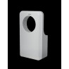 Sèche-mains AERONOME air pulsé 1050-1450w, 318x185x615mm, filtre HEPA, abs blanc