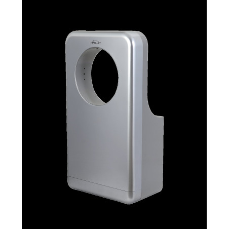 Sèche-mains AERONOME air pulsé 1050-1450w, 318x185x615mm, filtre HEPA, abs gris