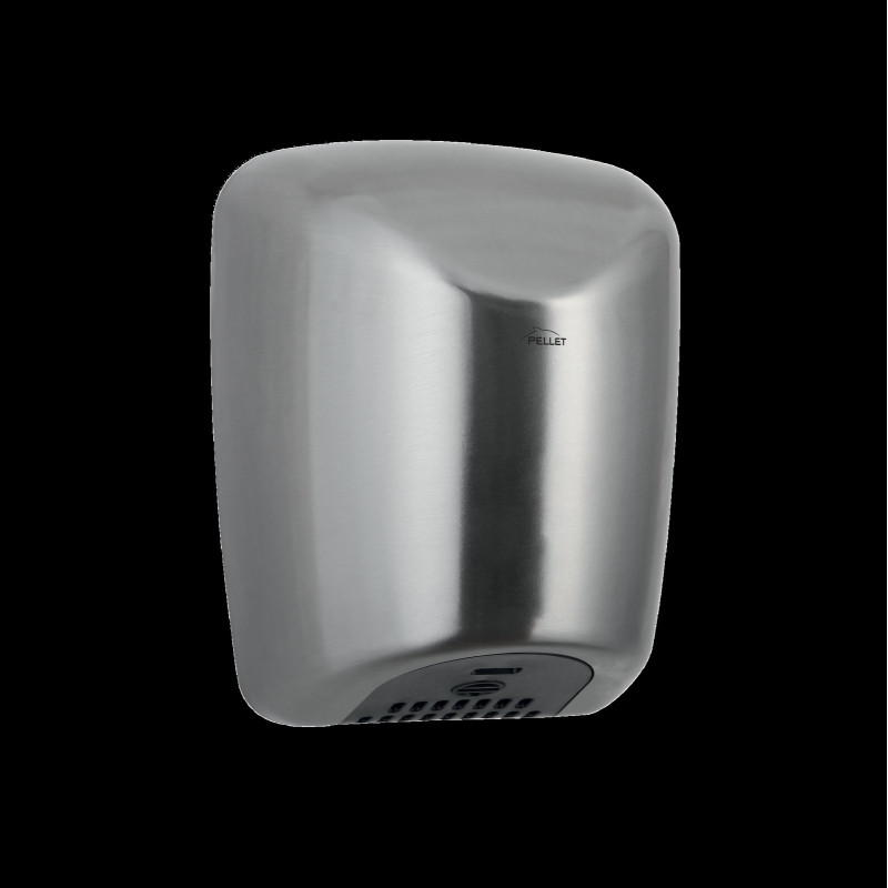 Sèche-mains AEROSTYL air pulsé 1800w, 221x190x291mm, filtre HEPA, inox brossé