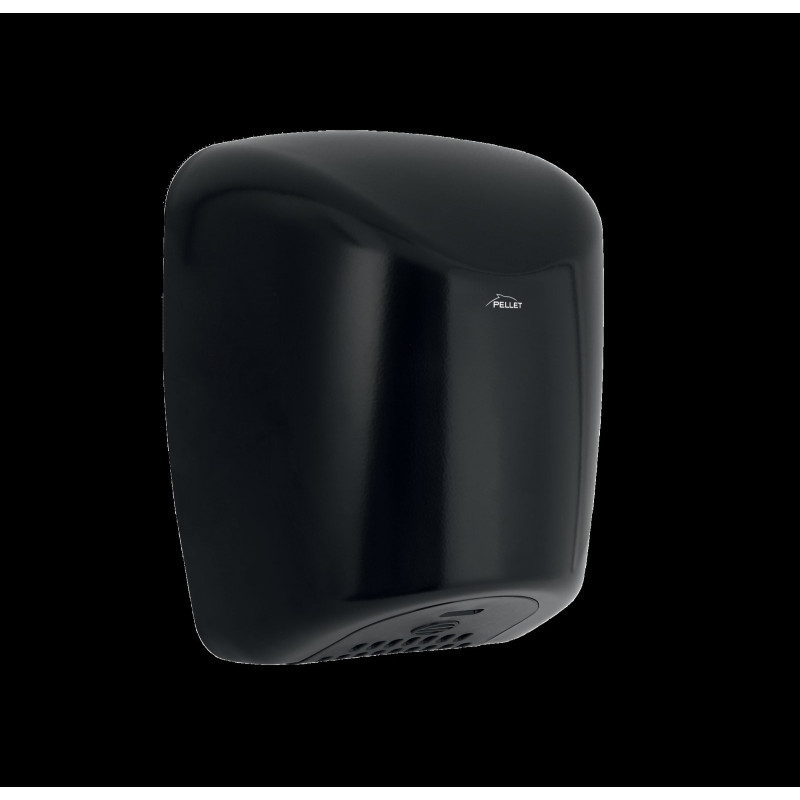 Sèche-mains AEROSTYL air pulsé 1800w, 221x190x291mm, filtre HEPA, inox noir