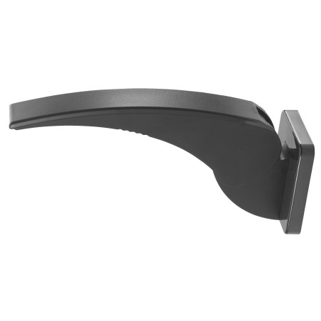 Accoudoir relevable anthracite 370x200x110 mm, ABS, à fixer ou amovible + kit