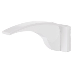 Accoudoir relevable blanc 370x200x110 mm, ABS, à fixer ou version amovible + kit