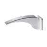Accoudoir relevable blanc/gris 370x200x110 mm, ABS, à fixer ou amovible + kit