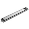 Barre amovible 443x67x78 mm, alu. anodisé, à fixer sur le rail 044240+ 2 verrous