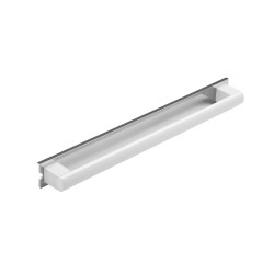 Barre amovible 443x67x78 mm, alu anodisé, à fixer sur le rail 044240 + 2 verrous