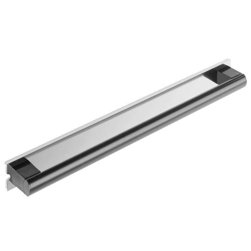 Barre d'appui amovible 552,5 x 67 x 78 mm, alu. anodisé brillant et anthracite
