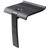 Siège de douche escamotable, 442X450X500 mm, pied alu et assise ABS, anthracite