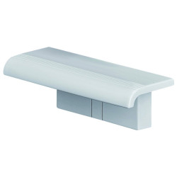 Tablette douche à clipser, 97 x 230 x 78 mm, ABS blanc
