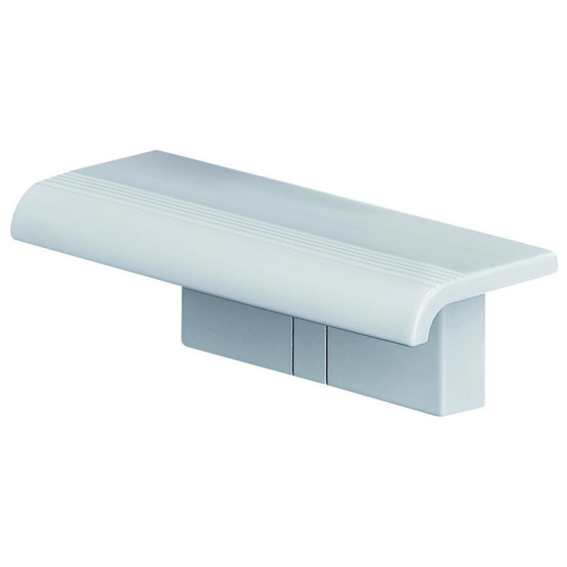 Tablette douche à clipser, 97 x 230 x 78 mm, ABS blanc
