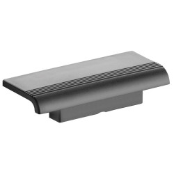 Tablette douche à clipser, 97 x 230 x 78 mm, polymère noir mat