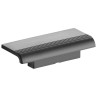 Tablette douche à clipser, 97 x 230 x 78 mm, polymère noir mat