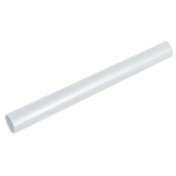 Longueur droite kit Arsis, tube aluminium 38 x 25 mm, époxy blanc