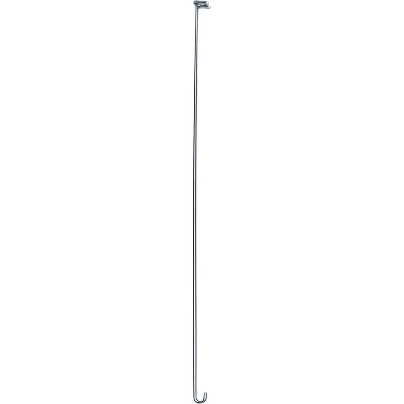 Tendeur plafond recoupable, fil laiton chromé Ø 4 mm, porte-rid. Ø16 mm