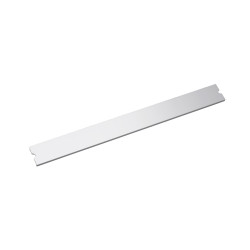 Cache 552,5 mm 552,5x67x10,5 mm, aluminium anodisé brillant, pour rail 044250