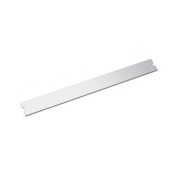Cache 662 mm 662 x 67 x 10,5 mm, aluminium anodisé brillant, pour rail 044260