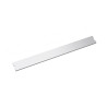 Cache 662 mm 662 x 67 x 10,5 mm, aluminium anodisé brillant, pour rail 044260