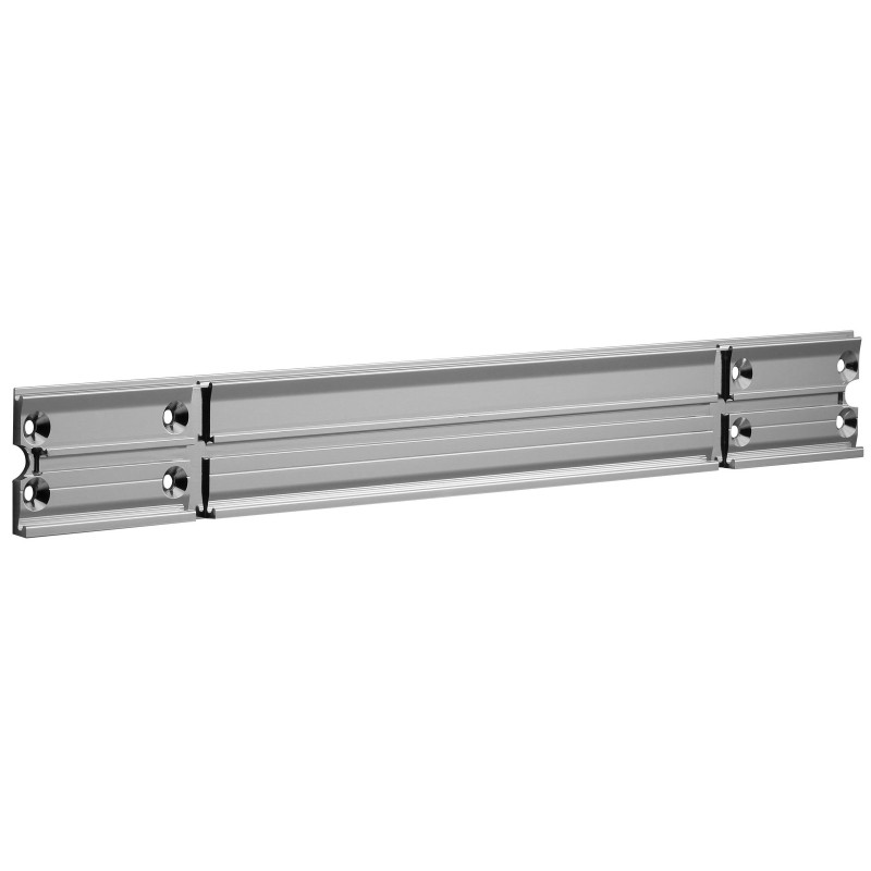 Rail de fixation 552,50 mm 552,5 x 67 x 10,5 mm, aluminium anodisé brillant