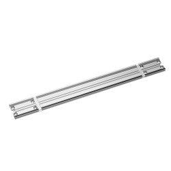 Rail de fixation 662 mm 662 x 67 x 10,5 mm, aluminium anodisé brillant