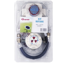 Ensemble complet pour installation domestique pour raccordement cuisinière. Le kit butane comprend une seconde
