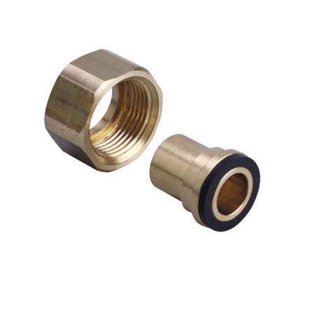 Ecrou 3/4" GPL avec douille à braser avec son joint