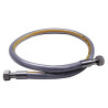 Flexible inox sans date de péremption haute pression (maxi 2 bar) - longueur 0,50 m Entrée femelle G1/2" - Sor