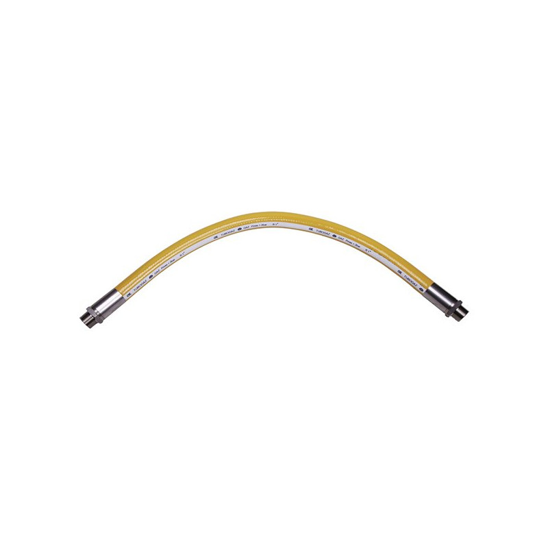 Flexible inox sans date de péremption haute pression (maxi 2 bar) - longueur 1 m Entrée mâle G3/4" - Sortie mâ