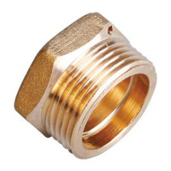 Bouchon mâle joint plat compteur tête 6 pans à utiliser sur les compteurs 10/32