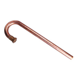 Crosse droite pour compteur entrax 120 DN20 CU28. fixation
