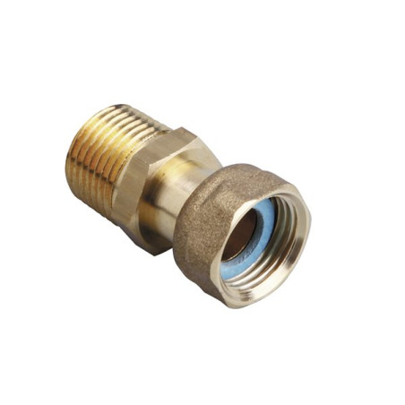 Raccord droit FEM. G1/2" Male conique R 1/2"
