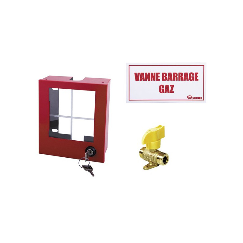 Coffret vanne RG10 - NF et plaque signalétique