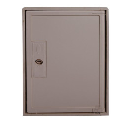 Coffret avec porte S22 sigle flamme