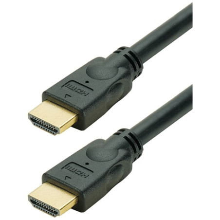 ERARD Cordon HDMI gold - A mâle à mâle - 5 m - noir