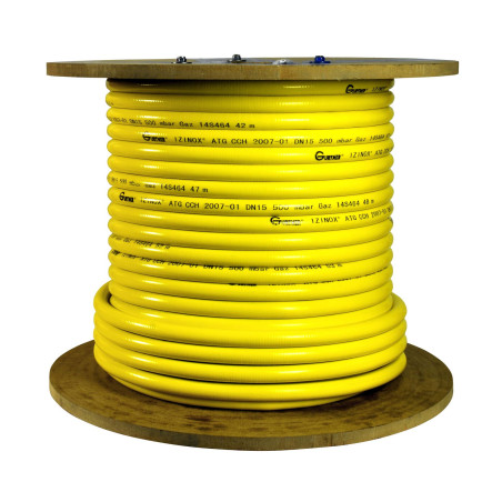 Tuyau izinox DN 32 15m en touret - Maxi 0.5 bar