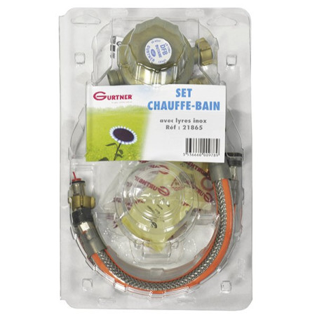 Ensemble complet pour raccordement chauffe-bains. Pression maxi 2,6 kg/h Comprend : - té bouteille DFB 2,6 kg/