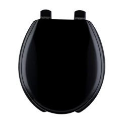 Abattant de WC Anti-contact Noir