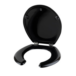 Abattant de WC Anti-contact Noir